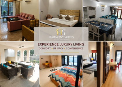 Modern luxury service apartment representing the future of hospitality in India