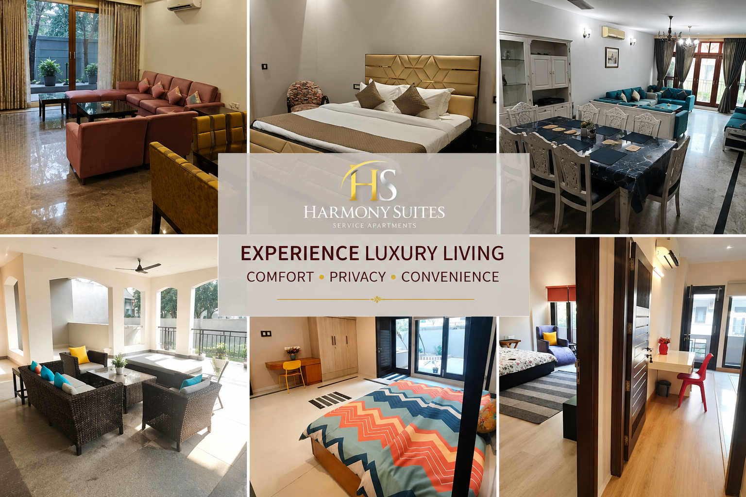 Modern luxury service apartment representing the future of hospitality in India
