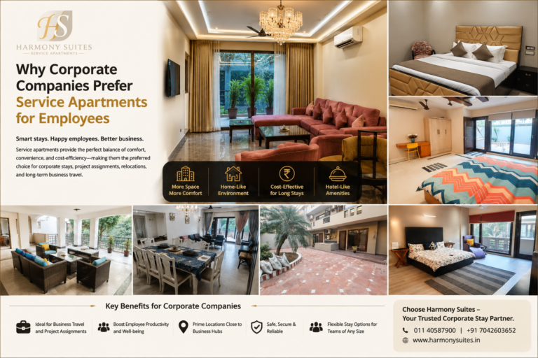 Why Harmony Suites is the Preferred Choice for Corporate Stays