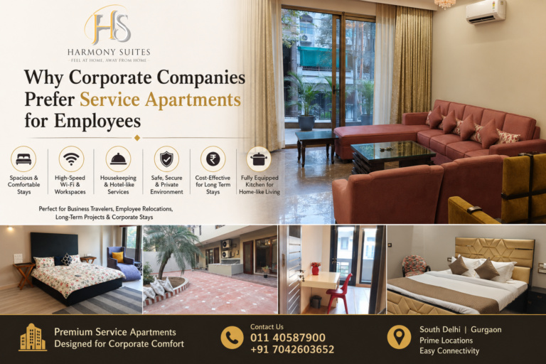 Why Corporate Companies Prefer Service Apartments for Employees