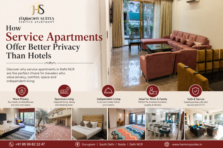 How Service Apartments Offer Better Privacy Than Hotels